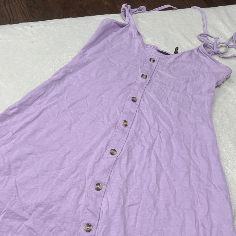 ⭐️ 2/$10 - ASOS Lavender Button-Down Dress